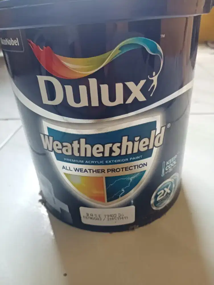 cat Dulux weathershield ukuran 2,5lt