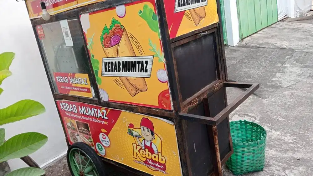 Gerobak Kebab Full set