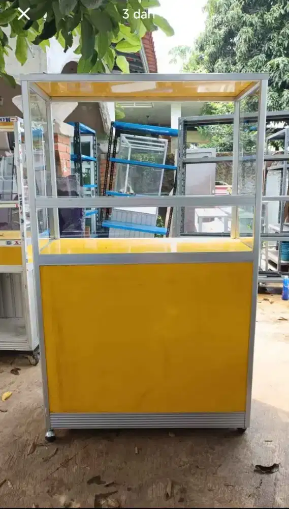 Jual Etalase grobak second, Lok Pamulang barat, Tangerang Selatan
