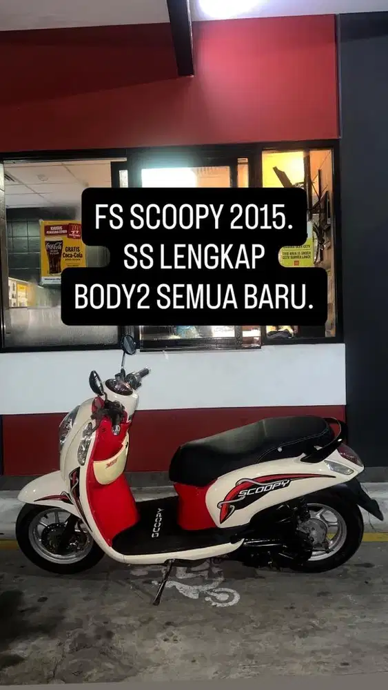 SCOOPY FI 2015 kondisi joss
