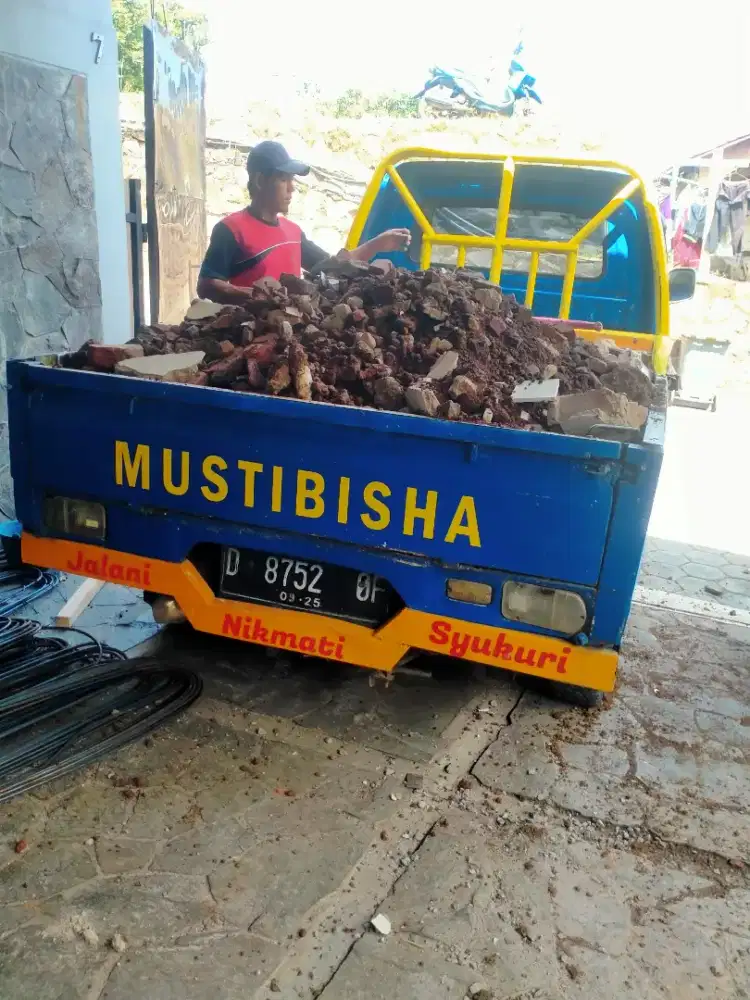 Jasa angkut & buang brangkal puing barangkal sampah daun prabotan dll