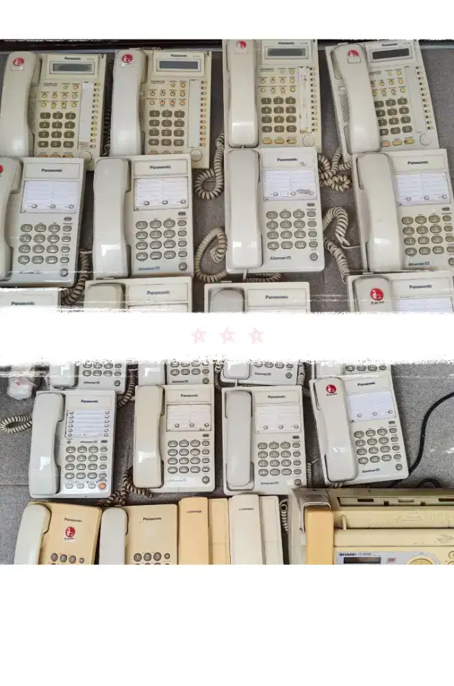 JUAL SEMUA TELPON PANASONIC TOTAL ADA 15 SAMA MESIN FAX 1