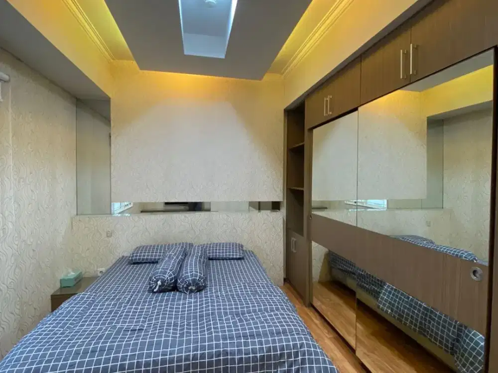 JUAL 3BR ful furnish lantai rendah Apt.Royal Mediterania Garden dekat CP