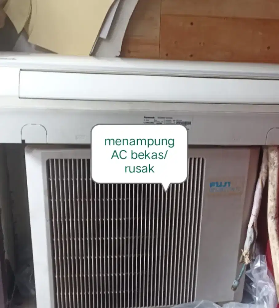 Terima ac kondisi rusak dan bekas