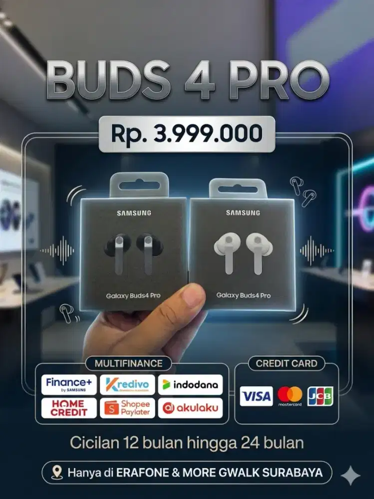 BUDS 4 PRO BISA CICILAN MURAH BANGET