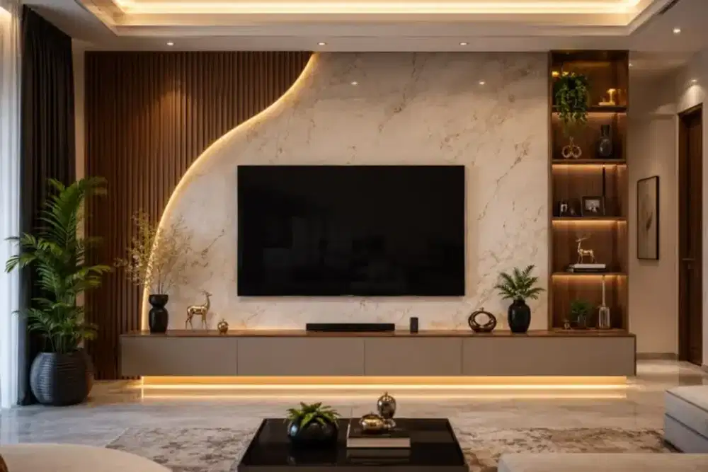 Backdrop TV termurah