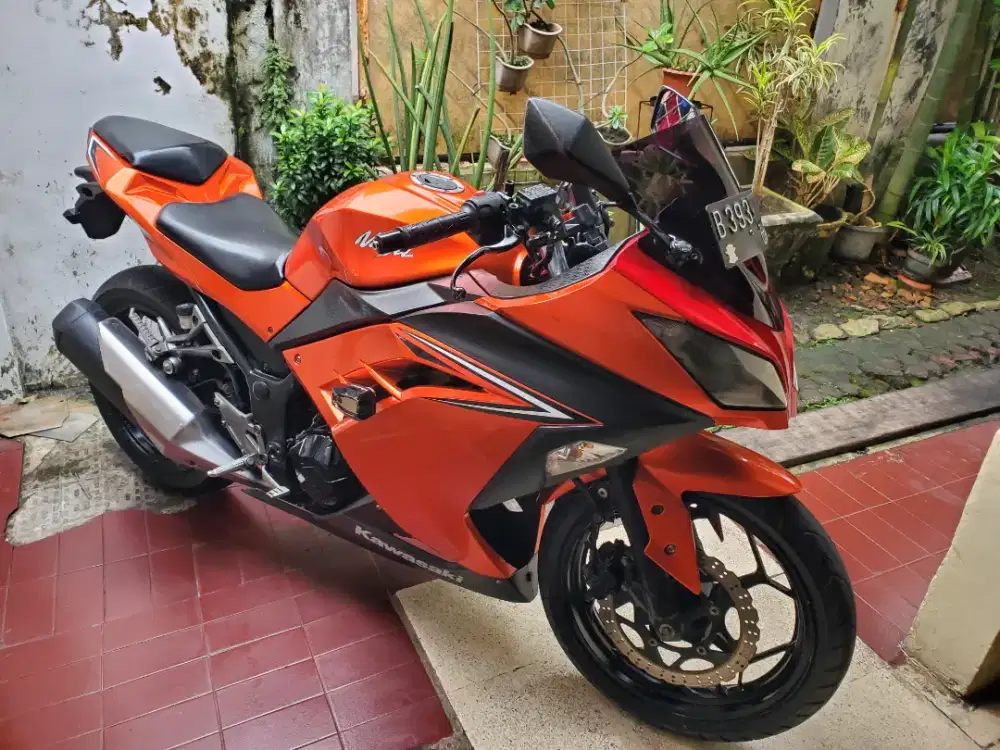 Kawasaki Ninja 250Fi Orange  2017 Jual cepat.