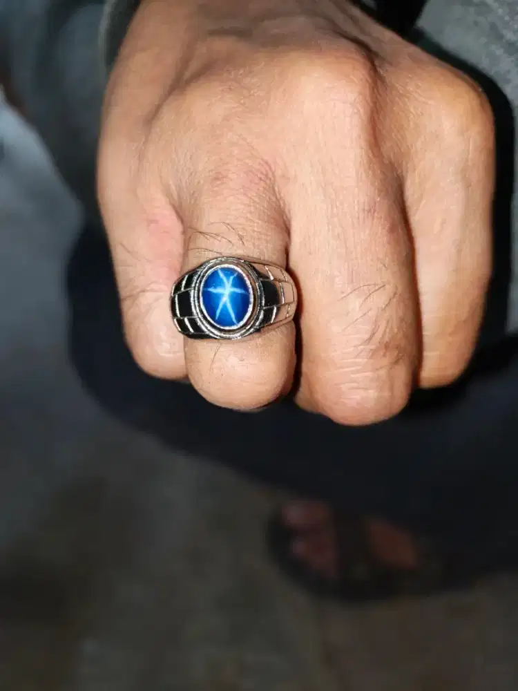 batu blue safir udah star size office