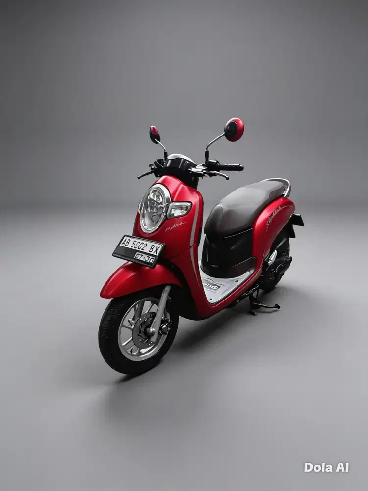 Scoopy merah maroon 2020 pajak baru gbm bisa tunai kredit