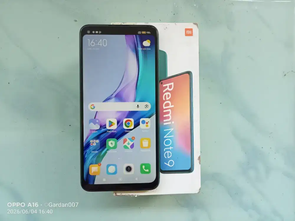 Redmi Note 9 4G LTE ram 4/64gb Normal Dosbook saja