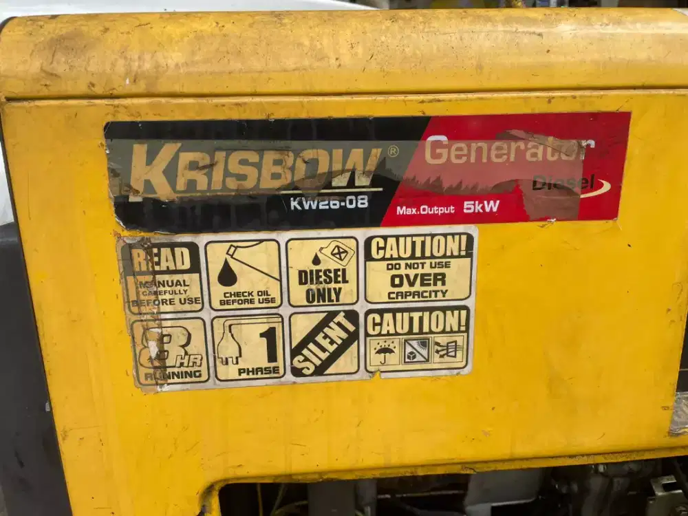 Genset krisbow second