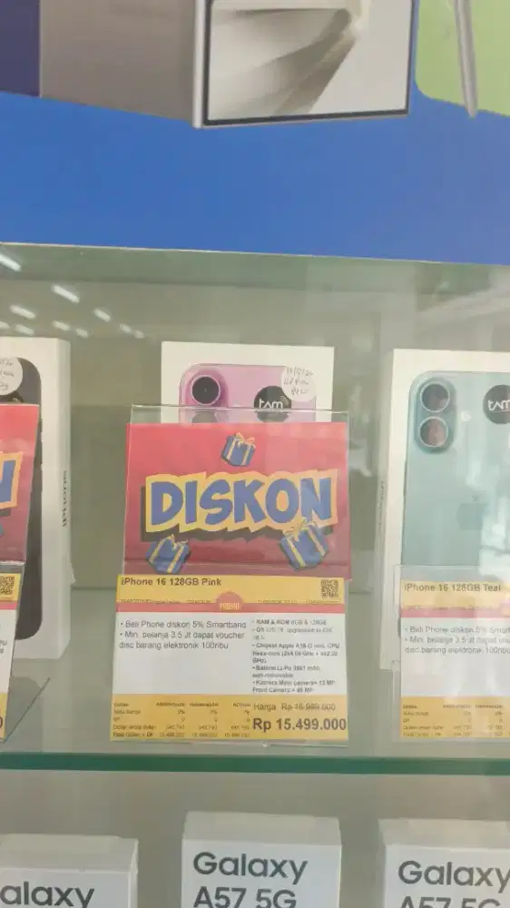 IPHONE 16 128GB PINK GARANSI RESMI