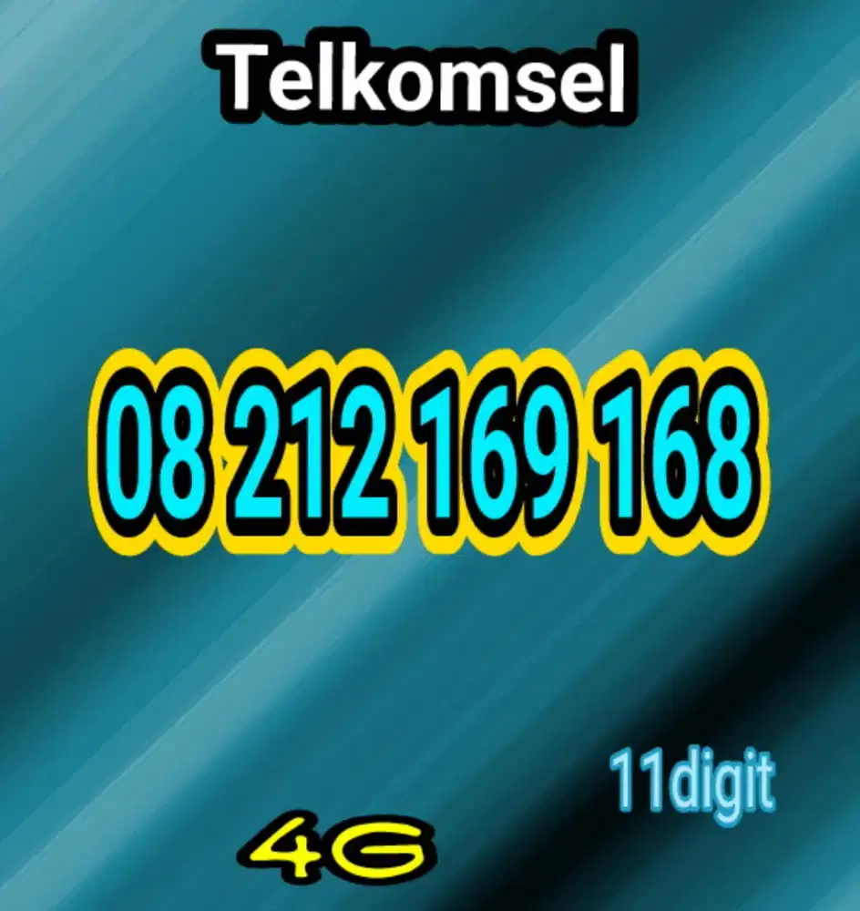 Perdana simpati cantik 168(ilufa)rapi 11digit