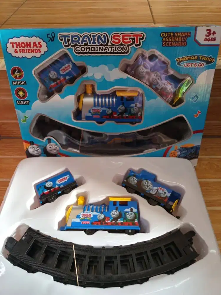 mainan anak kereta thomas set