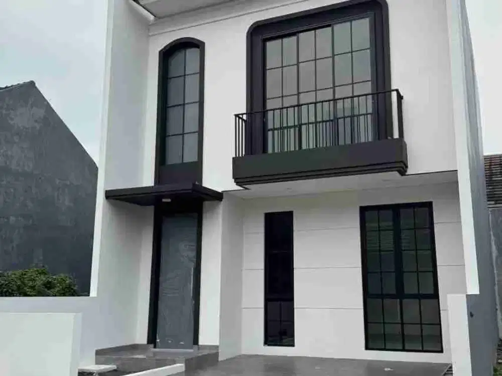 Jual Rumah New Gress, Modern style, Row Jalan Lebar, Lokasi Strategis