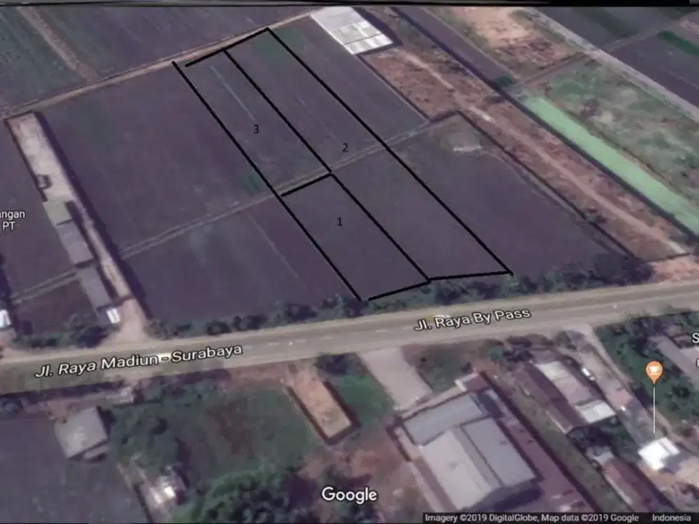 Dijual Cepat Tanah Sangat Strategis Lokasi Raya By Pass Mojokerto