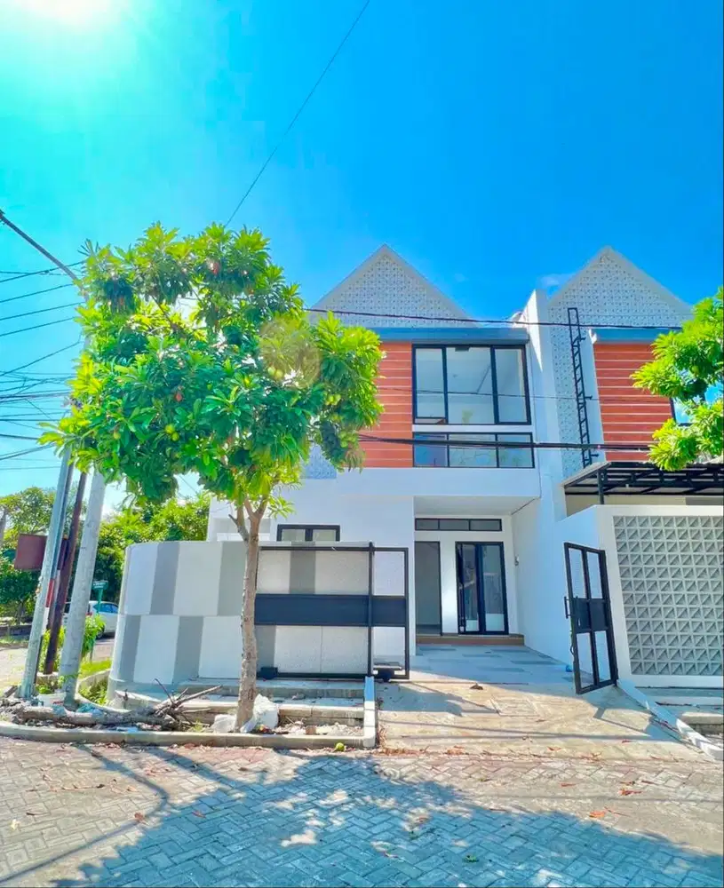 Dijual Rumah Baru Minimalis Model Scandinavian Gading Pantai Surabaya