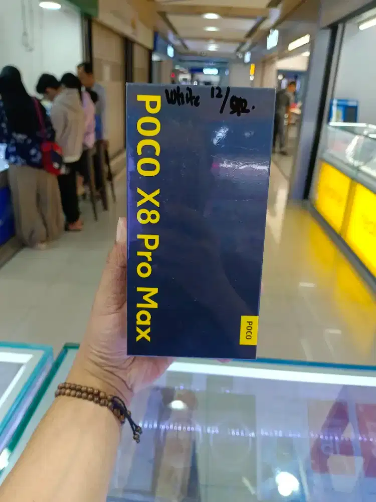 Poco X8 Pro Max 12/512 White NEW BNIB NO REPACK Garansi Resmi 15Bln
