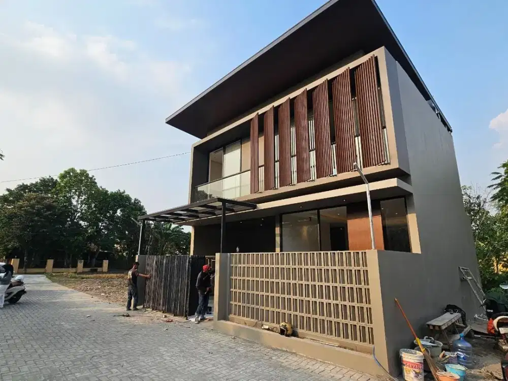 Rumah Mewah furnished dalam Cluster dekat Tol Purwomartani Sleman