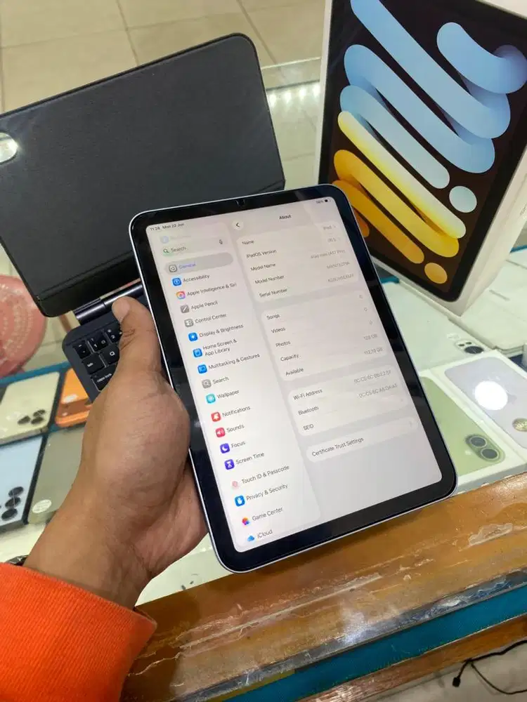 ipad mini 7 128gb blue inter wifi