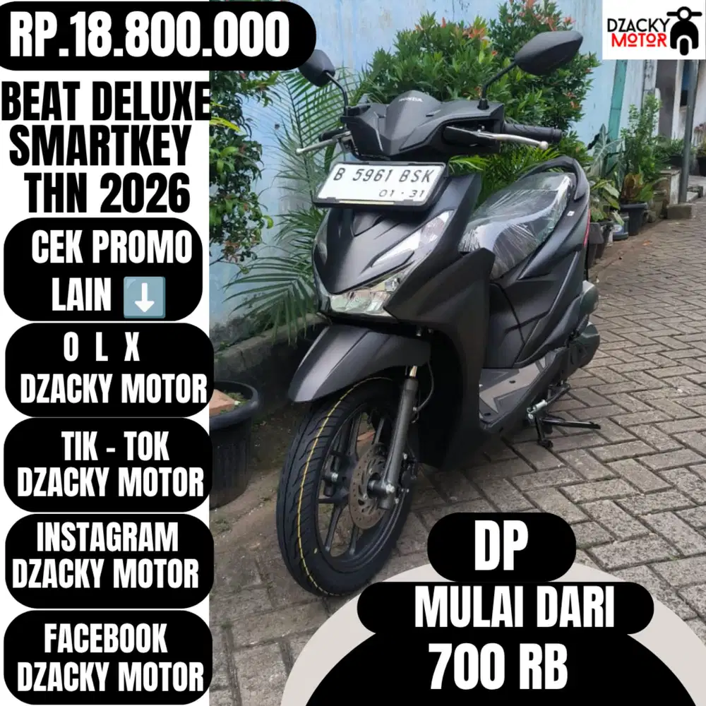 BEAT DELUXE SMARTKEY 2026 SECOND LIKE NEW