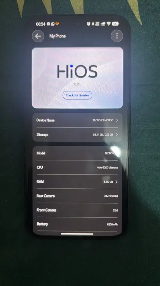 Tecno Camon 50 4G 8/256