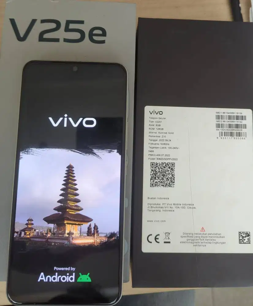 VIVO V25E 8GB/128GB SUNRISE GOLD