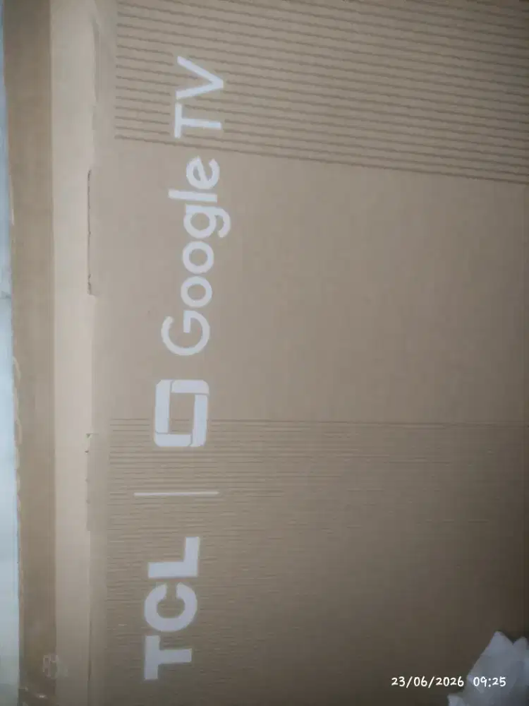 Dus TV TCL 50 lengkap