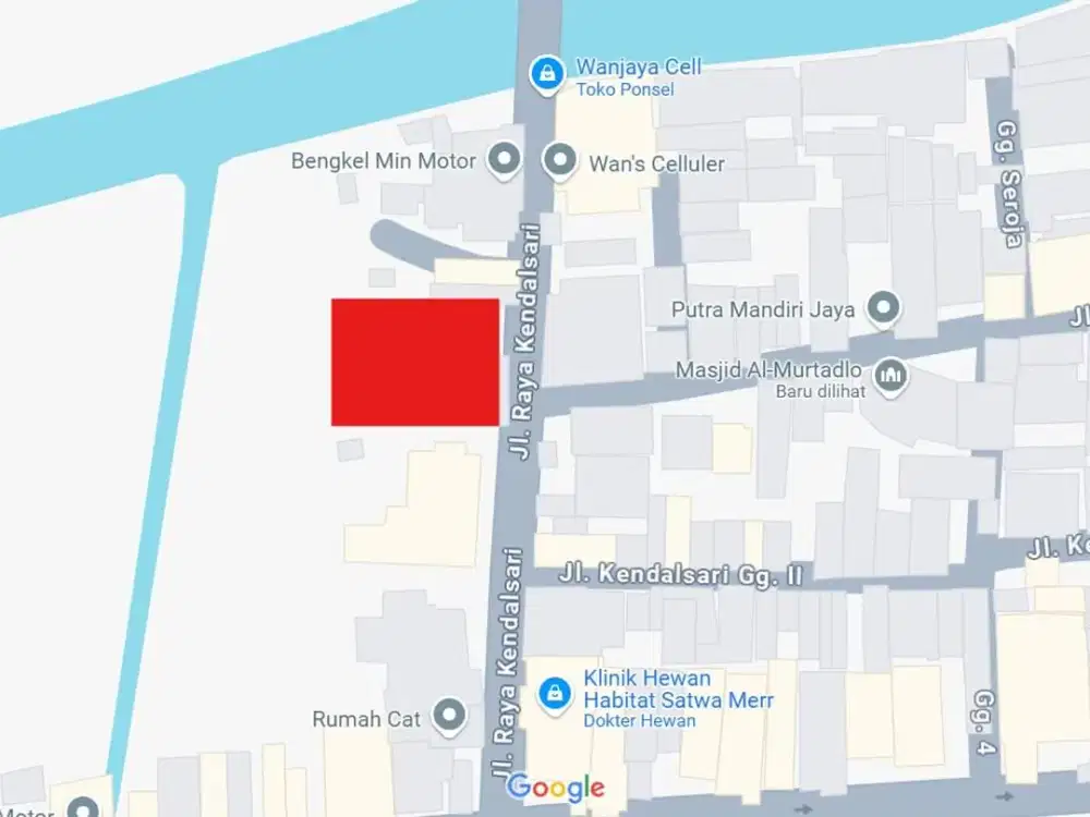 Dijual Tanah Lokasi Raya Kendalsari