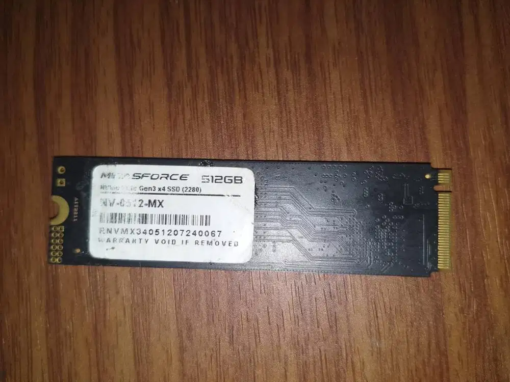 SSD Midasforce 512GB PCIe Gen 3 M.2 NVMe 2280