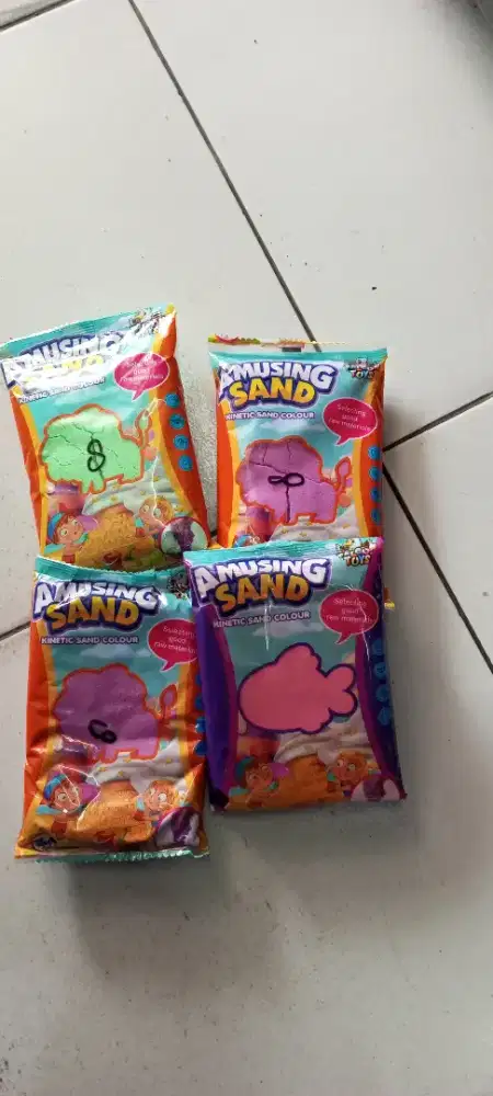 Mainan Anak Pasir Ajaib magic sand 250gr