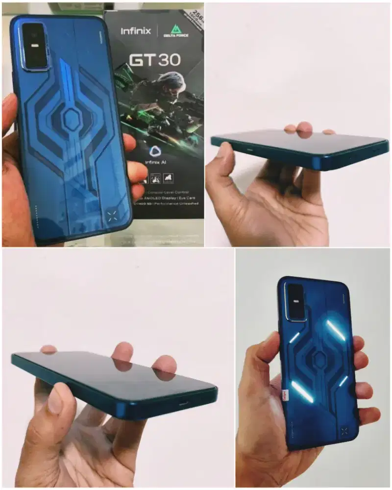 INFINIX GT 30 8+8/256 - Cyber Blue - Fullset - Lok. Bintaro/BSD