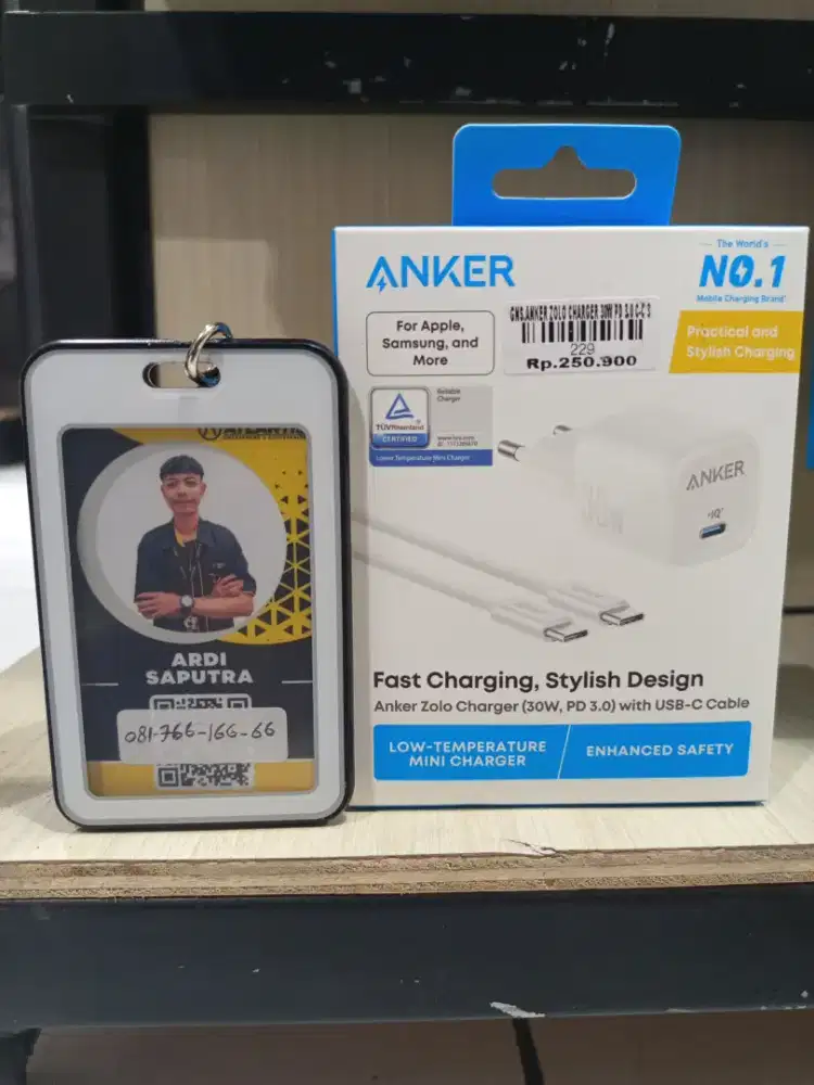ANKER ZOLO CHARGER 30W PD 3.0 C-C 3