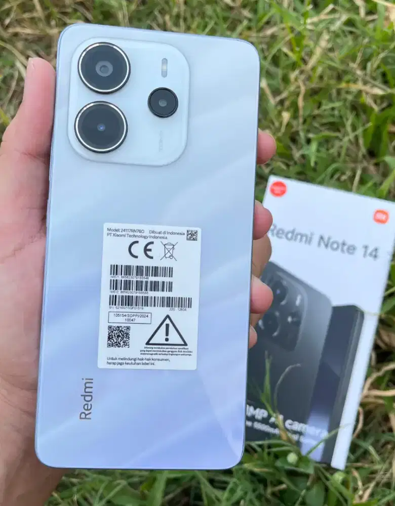 Redmi Note 14 8/128gb lengkap garansi panjang