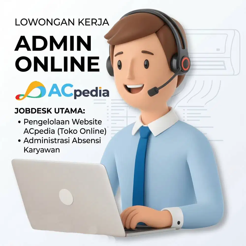 DIBUTUHKAN SEGERA ADMIN ONLINE