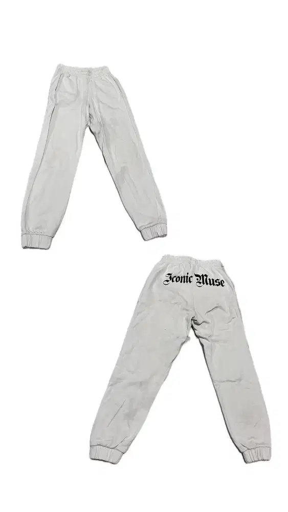 Celana BERSHKA ORIGINAL Iconic Muse Putih
