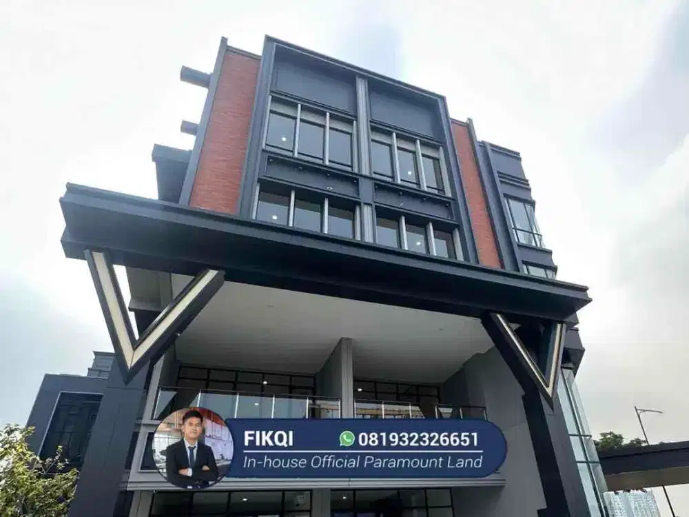 Dijual Ruko Oxford Square (Show Unit) 12x15 Hoek sebelah Grand Lucky Supermarket