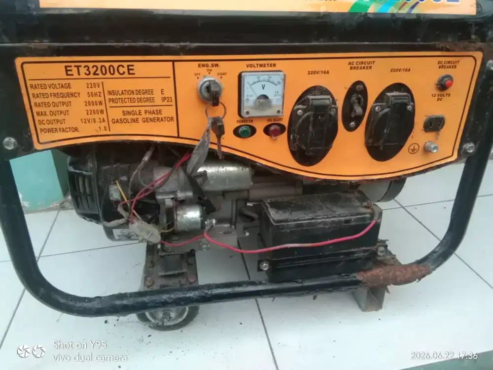 Mesin genzet,,baru tpi bekas
