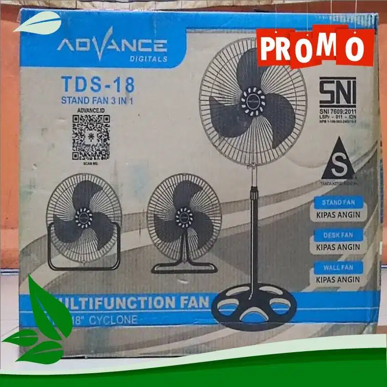 kipas angin advance 3in1 tds 18