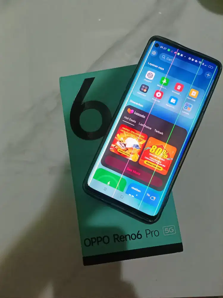 OPPO reno 6 pro ram 12/256 nfc mulus