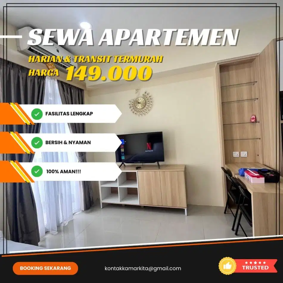 SEWA APARTEMEN MUTIARA BEKASI HARIAN/TRANSIT TERMURAH