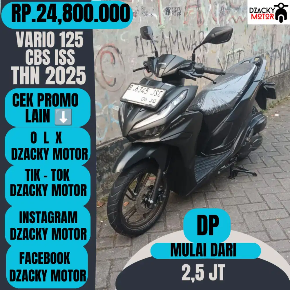 VARIO 125 CBS ISS THN 2025 SECOND LIKE NEW