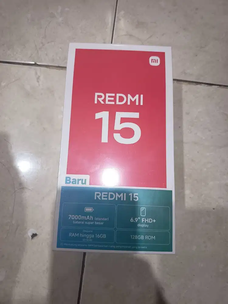 Redmi 15 8/128 jual rugi