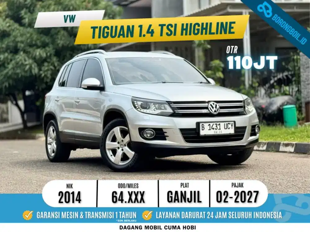 VW Tiguan Higline 2014 AT ( KM 64 RB )