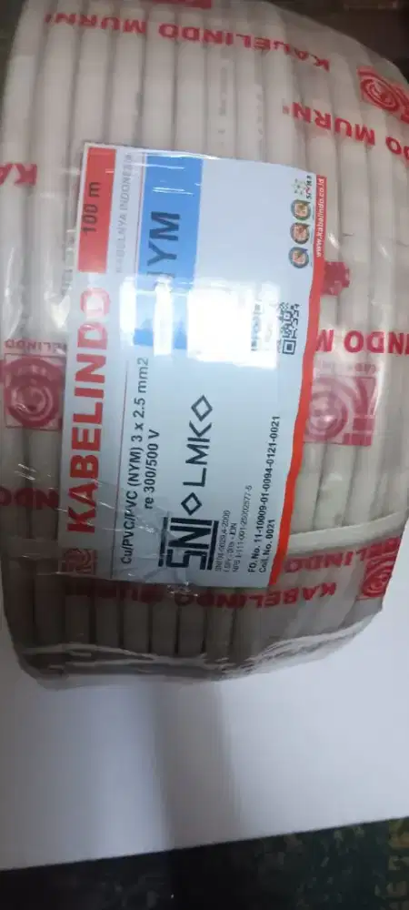 Kabel kabelindo NYM 3x2.5mm 100meter