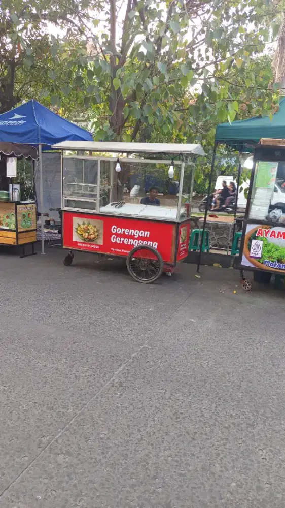 Jual gerobak bekas gorengan