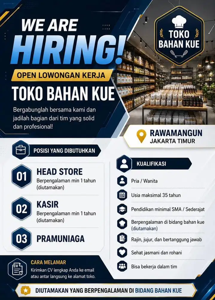 Team Staff Toko Bahan Kue