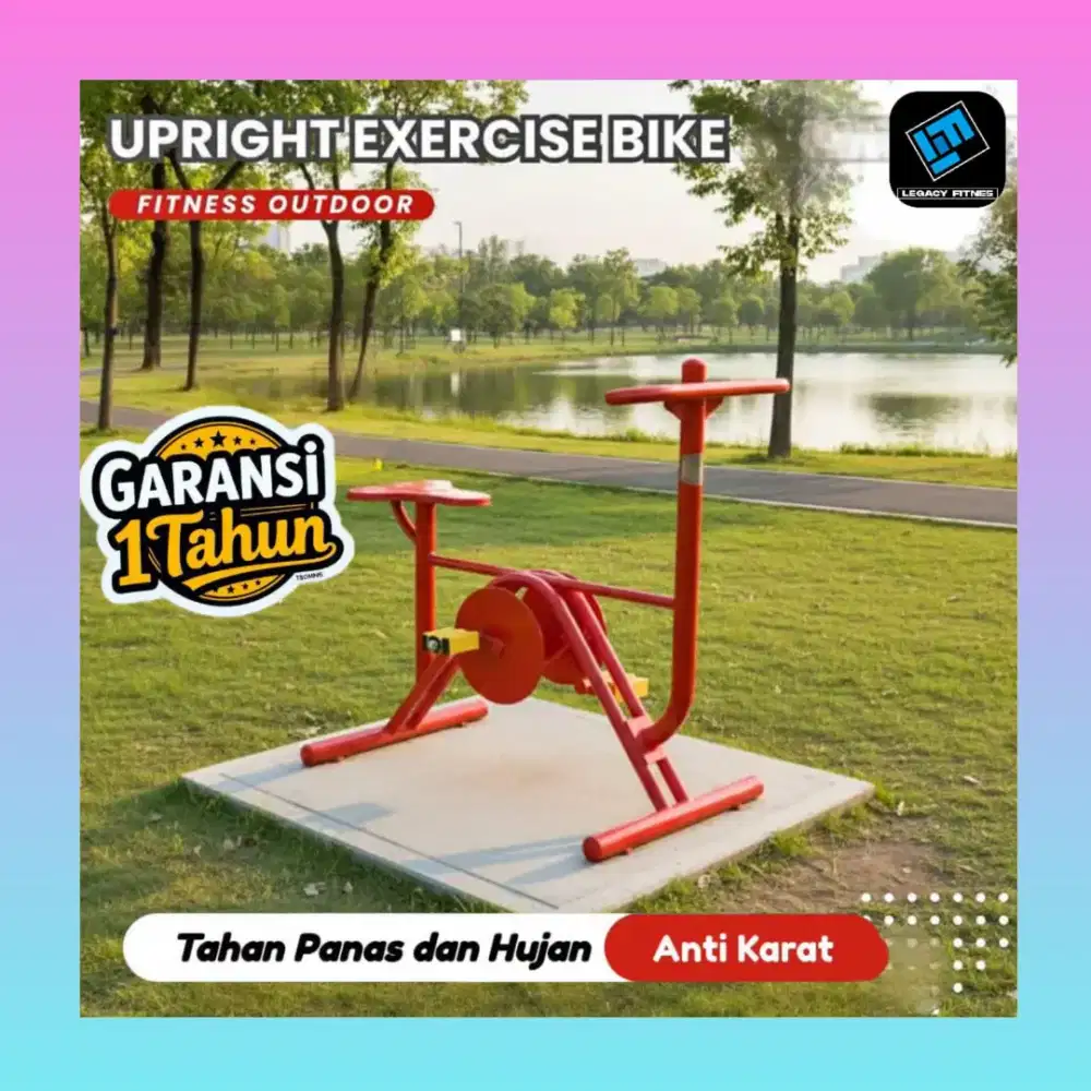 Alat fitnes outdoor Upright Exercise Bike HGT-717