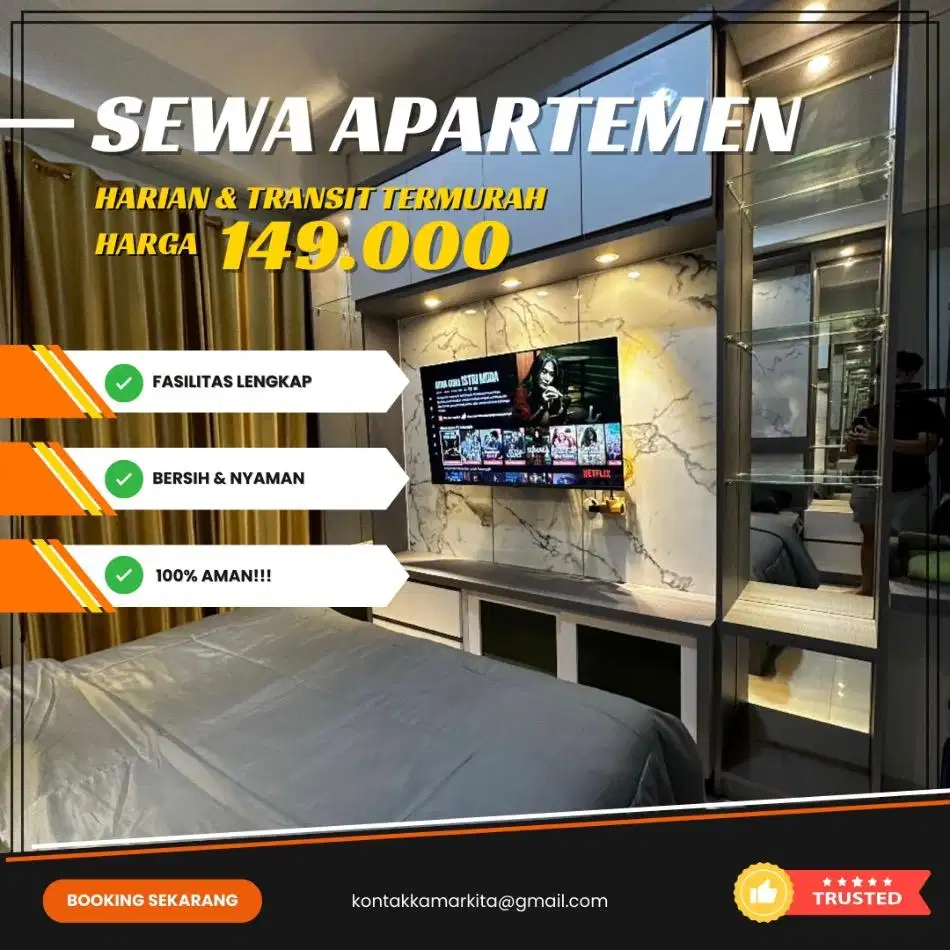 Disewakan Apartemen Grand Center Point Bekasi Harian/Transit Termurah