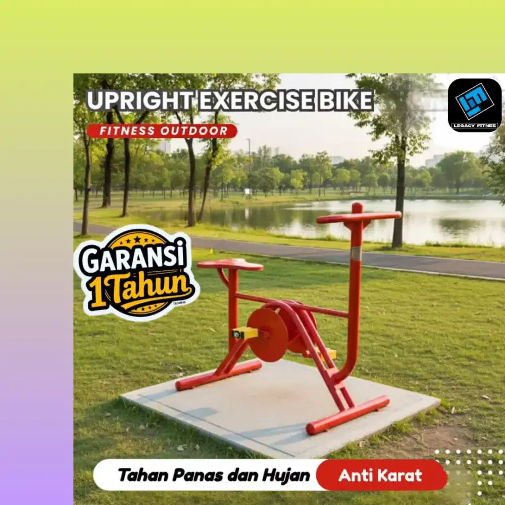 Alat fitnes outdoor Upright Exercise Bike HGT-717